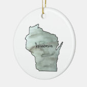 Wisconsin Illustration Painting Keramik Orname Ornament (Links)