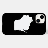 Wisconsin in Weiß Case-Mate iPhone Hülle (Rückseite (Horizontal))
