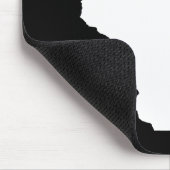 Wisconsin in Weiß Mousepad (Ecke)