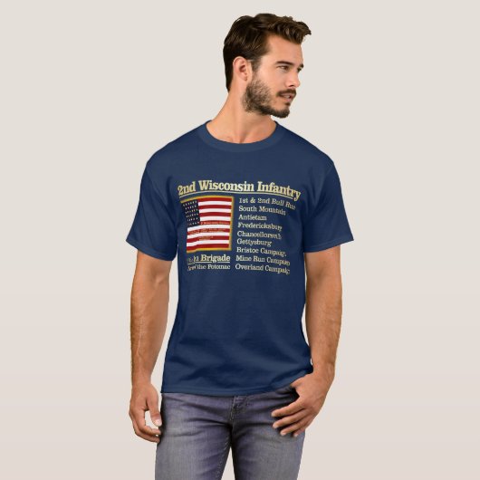 Wisconsin Infantry (BH) T - Shirt (Vorne ganz)