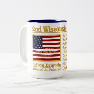 Wisconsin Infantry (BH) Zweifarbige Tasse