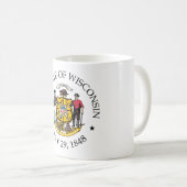 Wisconsin Kaffeetasse (VorderseiteRechts)