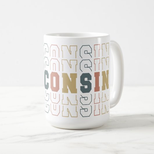 Wisconsin Kaffeetasse (VorderseiteRechts)