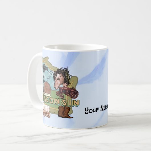 Wisconsin Kaffeetasse (Vorderseite Links)