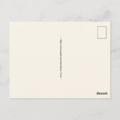 Wisconsin Karte Vintage Postkarte (Rückseite)