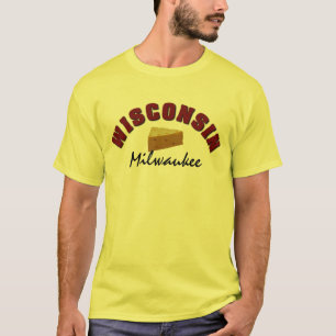 Wisconsin-Käse-kundenspezifischer Stadtname T-Shirt