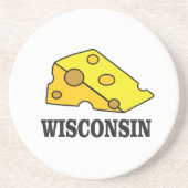 Wisconsin-Käsekopf Getränkeuntersetzer (Vorne)