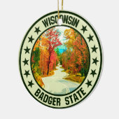Wisconsin Keramik Ornament (Links)