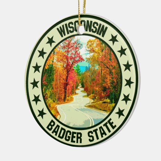 Wisconsin Keramik Ornament (Links)