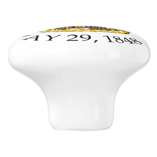 Wisconsin Keramikknauf (Seitenansicht)