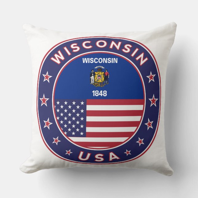 Wisconsin Kissen (Vorderseite)