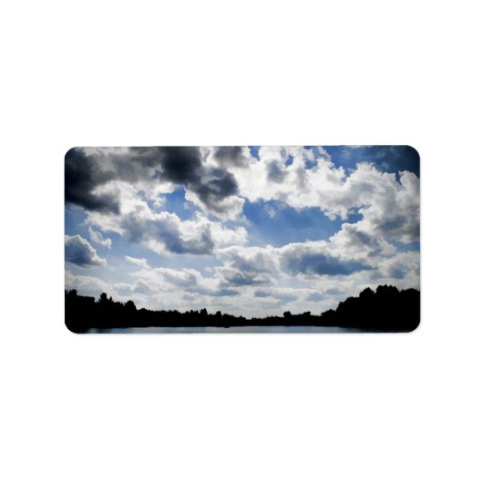 Wisconsin Lake Adressaufkleber (Vorne)