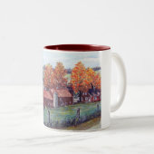 Wisconsin Landschaft-Tasse Zweifarbige Tasse (VorderseiteRechts)