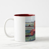 Wisconsin Landschaft-Tasse Zweifarbige Tasse (Links)