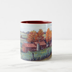 Wisconsin Landschaft-Tasse Zweifarbige Tasse