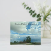 Wisconsin Landschaftsfotografie Postkarte (Stehend Vorderseite)