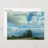 Wisconsin Landschaftsfotografie Postkarte (Vorne/Hinten)