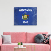 Wisconsin Leinwanddruck (Insitu (Wohnzimmer))