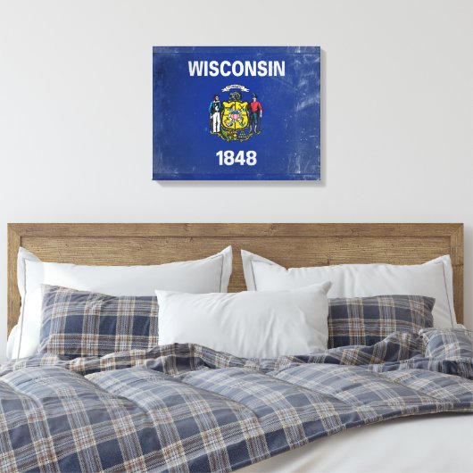 Wisconsin Leinwanddruck (Insitu (Schlafzimmer))
