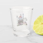 Wisconsin Lighthouses-Glas Schnapsglas (Rückseite)