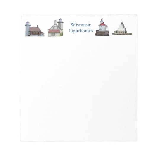 Wisconsin Lighthouses Notizblock (Vorderseite)