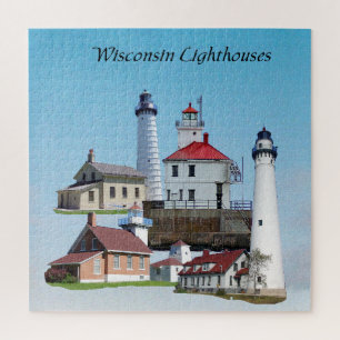 Wisconsin Lighthouses-Puzzle Puzzle
