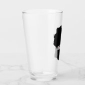 Wisconsin Madison Skyline Theme Beer Glass Glas (Rechts)