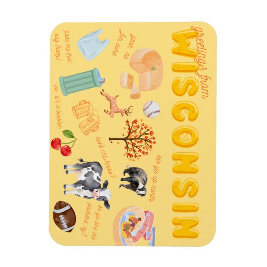Wisconsin Magnet (Vertikal)
