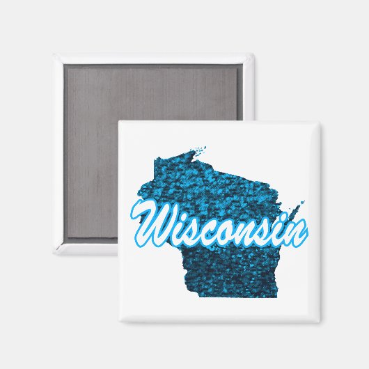 Wisconsin Magnet (Vorderseite/Rückseite)