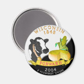 Wisconsin Magnet (Vorderseite/Rückseite)