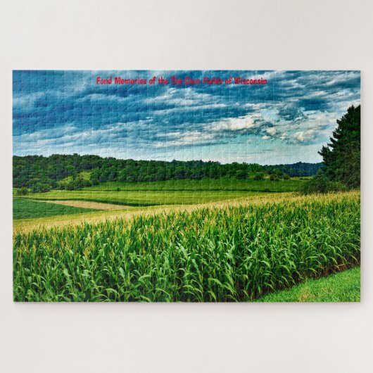 Wisconsin Maisfelder. Jigsaw Puzzle (Horizontal)
