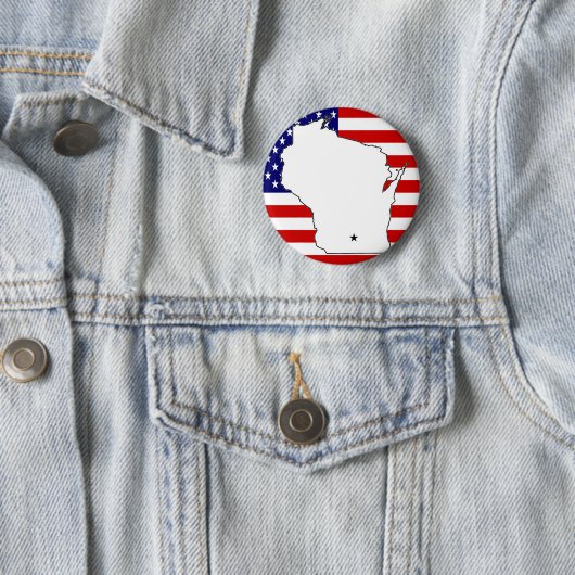 WISCONSIN MAP BUTTON (Beispiel)