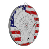 WISCONSIN MAP DARTSCHEIBE (Vorderseite Links)