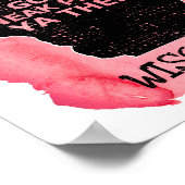 Wisconsin Map Ope Sneak Past Ya There Sprichwort R Poster (Ecke)