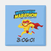 Wisconsin Marathon Post-Marathon Magnet (Vorne)
