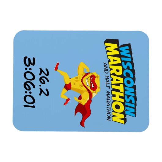 Wisconsin Marathon Post-Marathon Magnet (Horizontal)