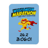 Wisconsin Marathon Post-Marathon Magnet (Vertikal)
