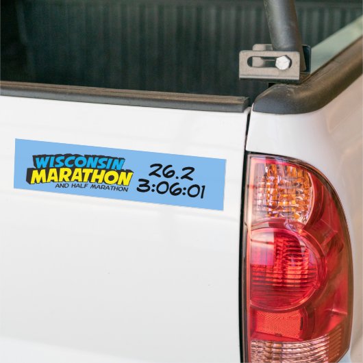 Wisconsin-Marathon Posten-Marathon Autoaufkleber (Auf Lkw)