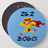 Wisconsin-Marathon Posten-Marathon Button (Vorne & Hinten)