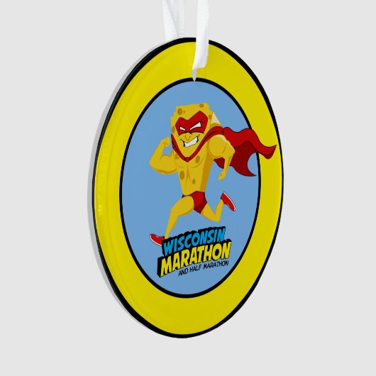 Wisconsin-Marathon Posten-Marathon Ornament (Vorderseite)