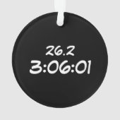 Wisconsin-Marathon Posten-Marathon Ornament (Rückseite)