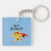 Wisconsin-Marathon Posten-Marathon Schlüsselanhänger (Rückseite)