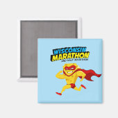 Wisconsin Marathon Race Day Magnet (Vorderseite/Rückseite)