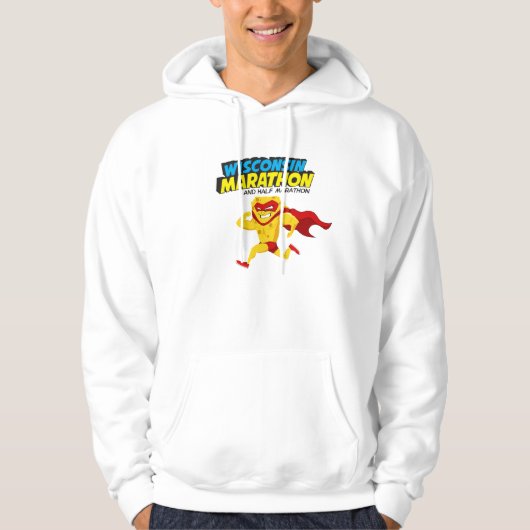 Wisconsin-Marathon-Training Hoodie (Vorderseite)