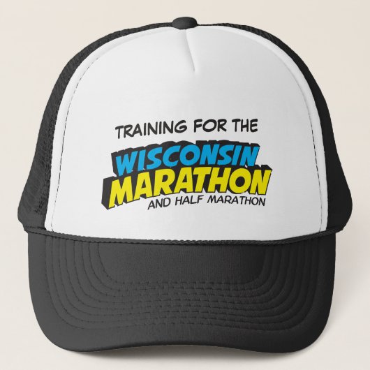 Wisconsin-Marathon-Training Truckerkappe (Vorderseite)