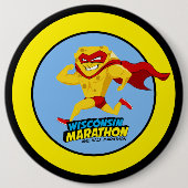 Wisconsin-Marathonlauf-Tag Button (Vorderseite)