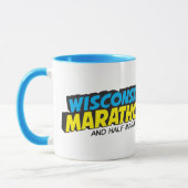Wisconsin-Marathonlauf-Tag Tasse (Links)