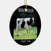 Wisconsin Milchkühe Keramik Ornament (Rechts)