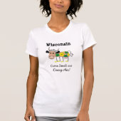 Wisconsin-Molkereiluft-Spaß-Shirt T-Shirt (Vorderseite)