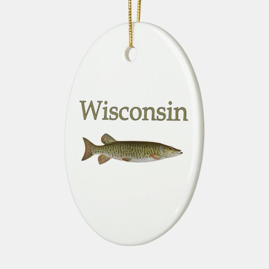 Wisconsin moschusartig keramik ornament (Links)